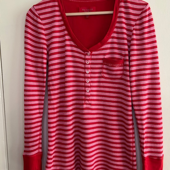 Victoria's Secret β’ Red Fireside Thermal Long Jane Set β’ Size M β’ Excellent Cond - Picture 3 of 12